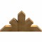 Ekena Millwork Richland Rough Sawn Timber Gable Bracket, Western Red Cedar, 36"W x 23"H x 2"D x 6"F, 15/12 Pitch GBW036X23X0206RIC00RWR - alternate 5